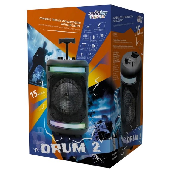 Портативная акустика SmartBuy Drum 2 15Вт (SBS-5140)
