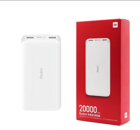 Аккумулятор Xiaomi Redmi Fast Charge 20000mAh белый Аккумулятор Xiaomi Redmi Fast Charge 20000mAh белый