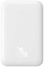 Аккумулятор Baseus 6000 mAh Magnetic Wireless 20W белый