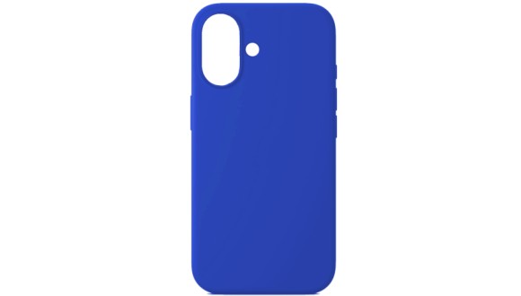 Чехол-накладка для iPhone 16 Silicone Case синий-деним