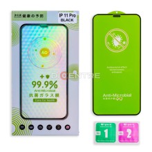 Стекло Apple iPhone X/XS/11Pro Anti Bacterial 5D черное