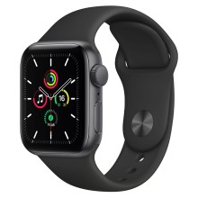 Часы Apple Watch SE GPS 40mm Aluminum Case with Sport Band (MKQ13) (Темная ночь)