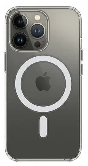 Чехол-накладка для iPhone 14 Clear Case MagSafe прозрачный