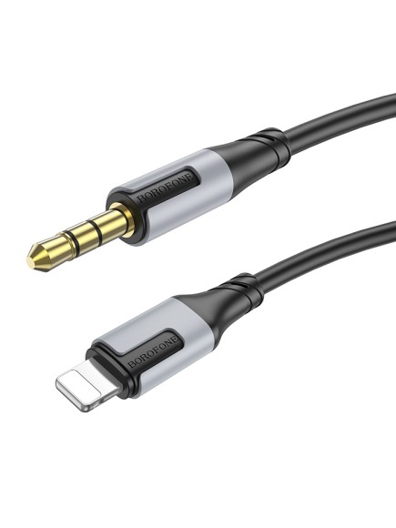 AUX Borofone BL19 3.5мм Lightning черный AUX Borofone BL19 3.5мм Lightning черный