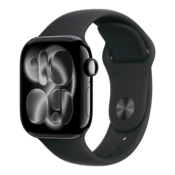 42mm/M/L MEQU4 Series 11 Jet Black Aluminum Case with Black Sport Band (Jet Black, Black)
