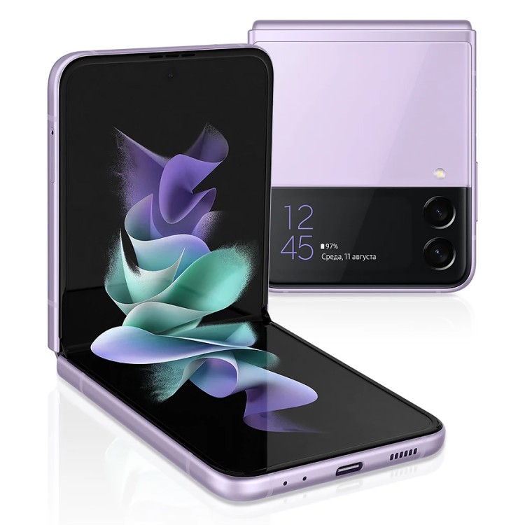 Смартфон Samsung Galaxy Z Flip3 8/128Gb (SM-F711B) RU (фиолетовый