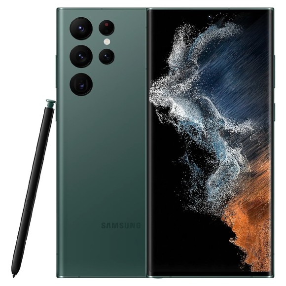 Смартфон Samsung SM-S908E Galaxy S22 Ultra 5G 8/128Gb , не РСТ (Зеленый)