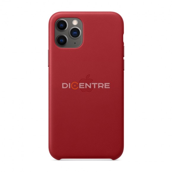 Чехол-накладка для iPhone 12 Mini Leather Silicone Case красный