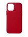 Чехол-накладка для iPhone 12 Mini Leather Silicone Case красный