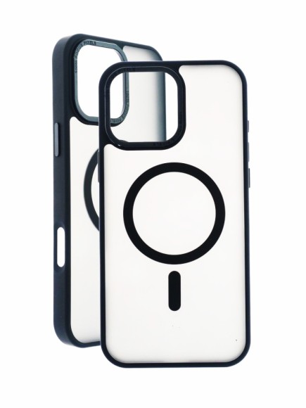 Чехол-накладка для iPhone 15 Pro Max VEGLAS Fog Magnetic черный