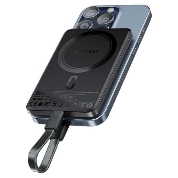 Аккумулятор внешний ACEFAST M8 PD18W 5000mAh черный Аккумулятор внешний ACEFAST M8 PD18W 5000mAh черный