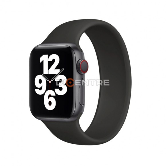 Ремешок для Apple Watch 42/44/45 мм монобраслет Sport M черный