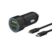 АЗУ Deppa USB-C/USB A 20W USB-C Lidhtning черный