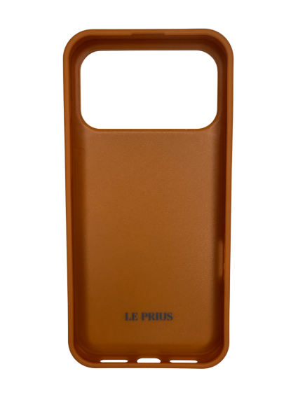 Чехол-накладка для iPhone 17 Pro Max Le Prius Tigress Crystal MagSafe Orange