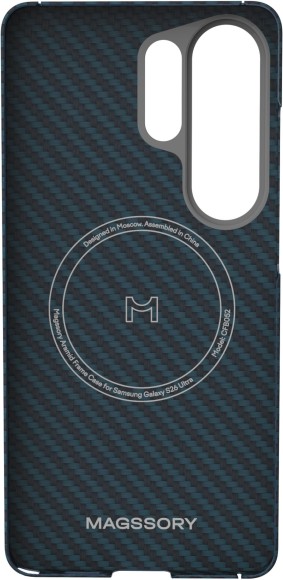 Чехол-накладка для Samsung S26 Ultra Benks Magnetic Kevlar ArmorTint Blue