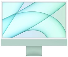 24" Моноблок Apple iMac 24" 2021 г. MJV83, 4480x2520, Apple M1 2.064 ГГц, RAM 8 ГБ, SSD 256 ГБ, Apple M1 8-Core, MacOS, зеленый (Зеленый)