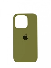 Чехол-накладка для iPhone 15 Pro Max Silicone Case хаки
