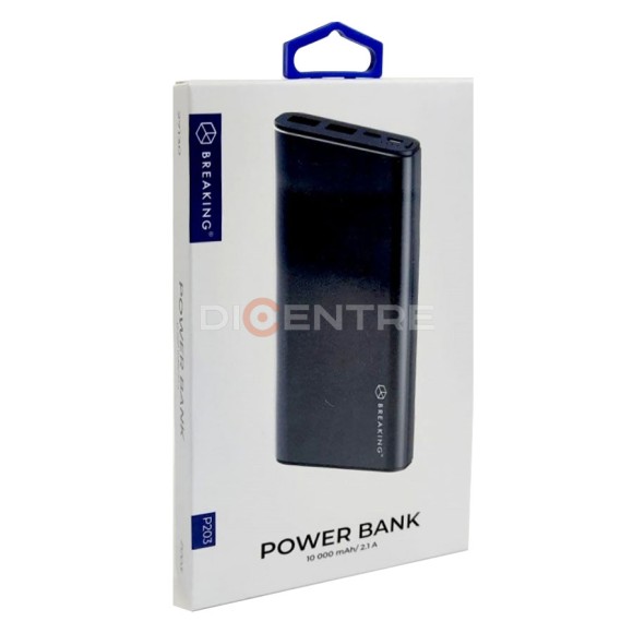 Аккумулятор Breaking 10000mAh P203 черный Аккумулятор Breaking 10000mAh P203 черный