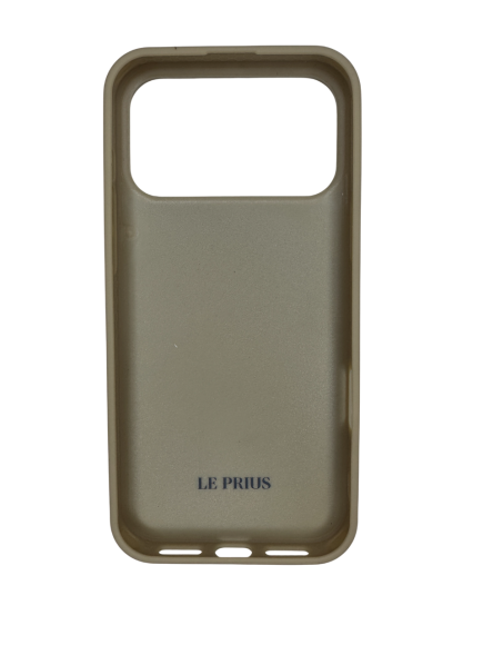 Чехол-накладка для iPhone 17 Pro Max Le Prius Tigress Crystal MagSafe Gold