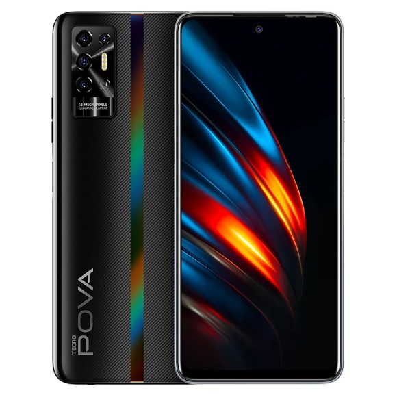 Смартфон Tecno POVA 2 (LE7n) 4/64Gb черный