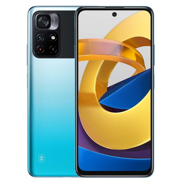 Смартфон Xiaomi Poco M4 Pro 5G 4/64Gb (RU/A) (голубой)