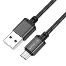 Micro Borofone BX87 2.4A 1м черный