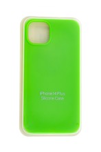 Чехол-накладка для iPhone 14 Plus Silicone Case ярко-зеленый
