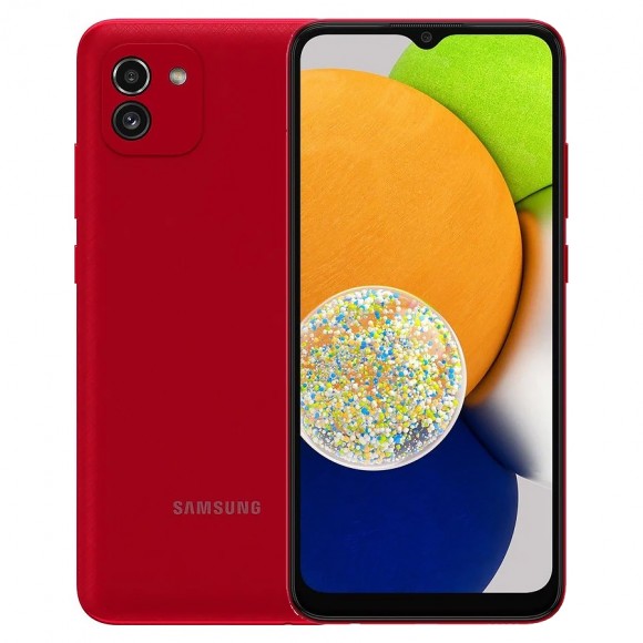 Смартфон Samsung Galaxy A03 4/64Gb (A035 FN/D) RU (красный)