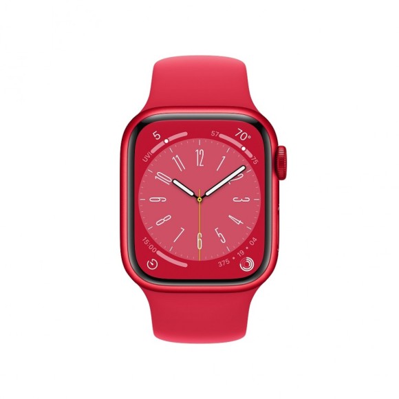 Умные часы Apple Watch Series 8/S/M MNUG3 41 мм Aluminium Case, (PRODUCT)RED Sport Band (Красный, Красный ) Умные часы Apple Watch Series 8/S/M MNUG3 41 мм Aluminium Case, (PRODUCT)RED Sport Band (Красный, Красный )