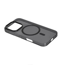 Чехол-накладка для iPhone 15 Pro KWI-NI MagSafe пластик черный