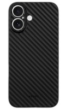 Чехол-накладка для iPhone 16 Plus KZDOO Air Carbon Black