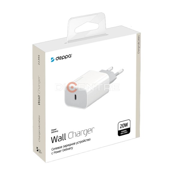 СЗУ Deppa USB Type-C 20W белый