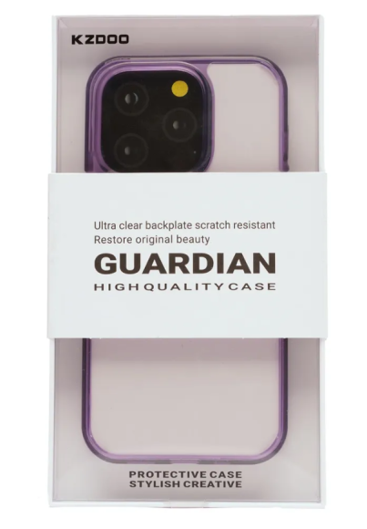 Чехол-накладка для iPhone 15 KZDOO Guardian сиреневый