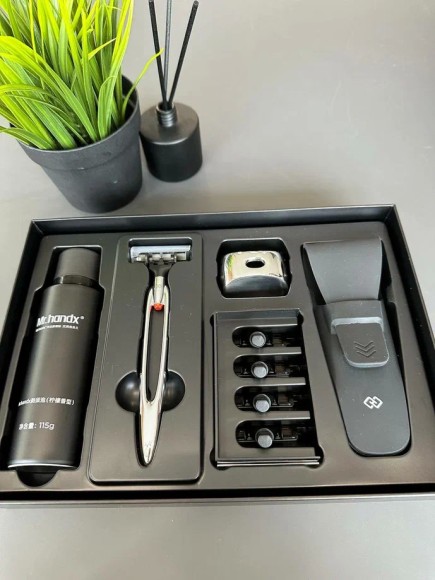 Набор для бритья Xiaomi Huanxing Little Rocket Manual Shaver 9pcs Set (H200-9)