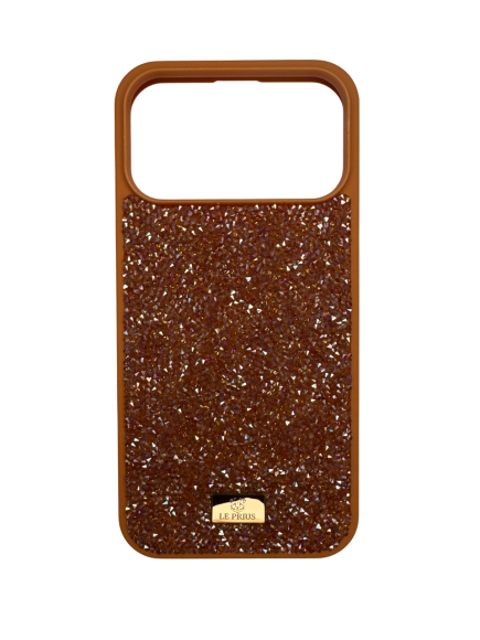 Чехол-накладка для iPhone 17 Pro Le Prius Tigress Crystal MagSafe Orange