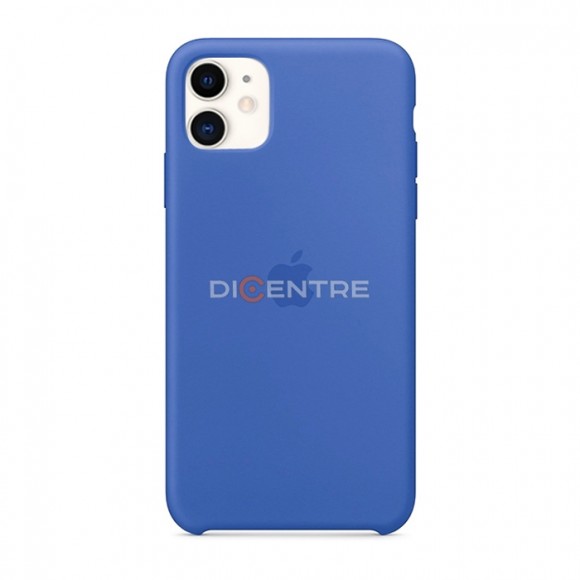 Чехол-накладка для iPhone 11 Silicone Case синий