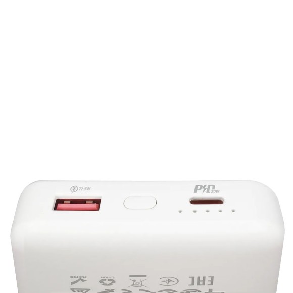 Аккумулятор Hoco J79 10000 mAh с беспроводной зарядкой, белый