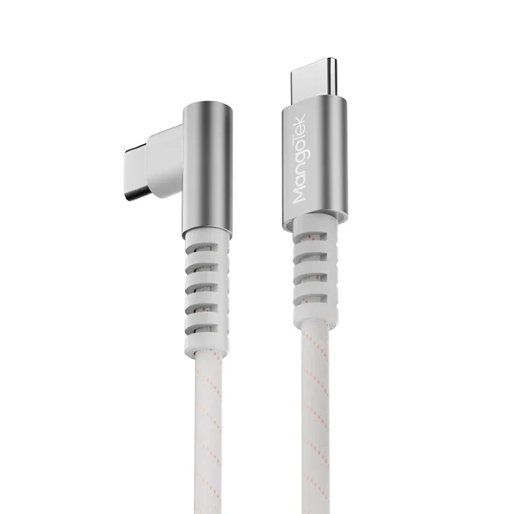Кабель Mango Tek MCC10E Type-C to Type-C 240W 1.5m Silver