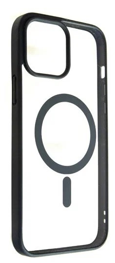 Чехол-накладка для iPhone 14 Pro Max LEVELO MAGSAFE CLORY темный