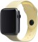 Ремешок для Apple Watch 42/44/45/49 мм силикон желтый