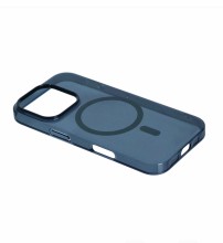 Чехол-накладка для iPhone 15 Pro KWI-NI MagSafe пластик синий