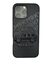 Чехол-накладка для iPhone 16 Pro Max Marooke Vintage M14 Magsafe (Black) Чехол-накладка для iPhone 16 Pro Max Marooke Vintage M14 Magsafe (Black)