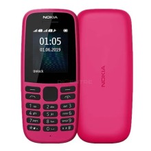 Телефон Nokia 105 Dual sim (2019) (розовый, Pink)