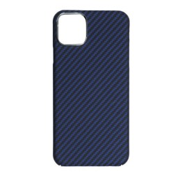 Чехол-накладка для iPhone 15 Pro KZDOO Keivlar черно-синий