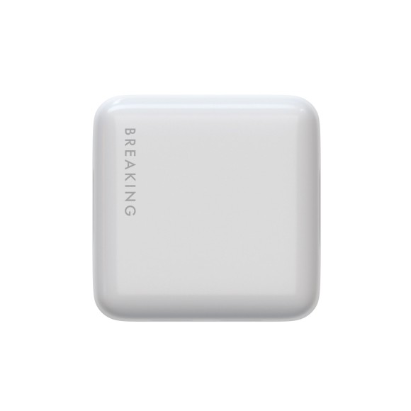 СЗУ Breaking WC01 40W 2USB-C+кабель Lightning белый