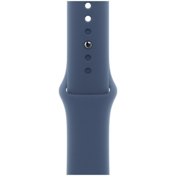 Умные часы  Apple Watch Series SE 2024 40мм/S/M MXEC3  корпус из алюминия серебристого цвета  Sport Band ремешок (Silver, Denim)