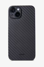 Чехол-накладка для iPhone 15  KZDOO Air Carbon черный