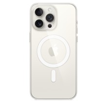 Чехол-накладка для iPhone 15 Pro Clear Case MagSafe прозрачный
