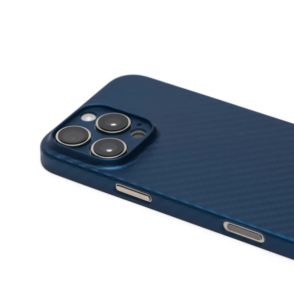 Чехол-накладка для iPhone 16 Pro KZDOO Air Carbon Blue Чехол-накладка для iPhone 16 Pro KZDOO Air Carbon Blue