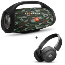 Портативная акустика JBL Boombox + наушники T450BT камуфляж Портативная акустика JBL Boombox + наушники T450BT камуфляж